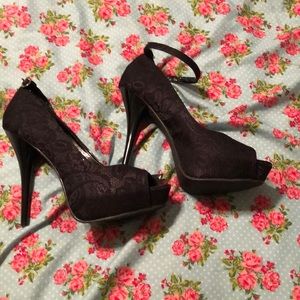 Black heels